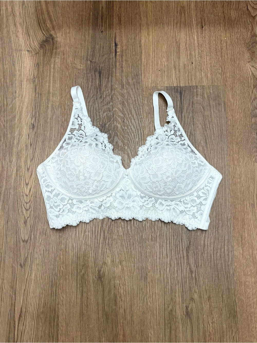 Lace Underwire Bralette - White